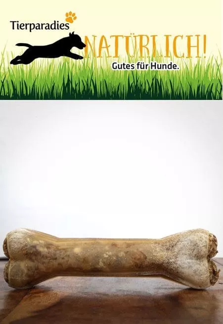 Kauknochen Ente mit Apfel, 17 cm 2 Stück